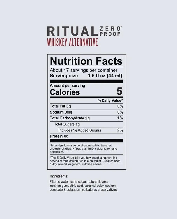 Ritual Whiskey (Non-Alcoholic Whiskey Alternative)