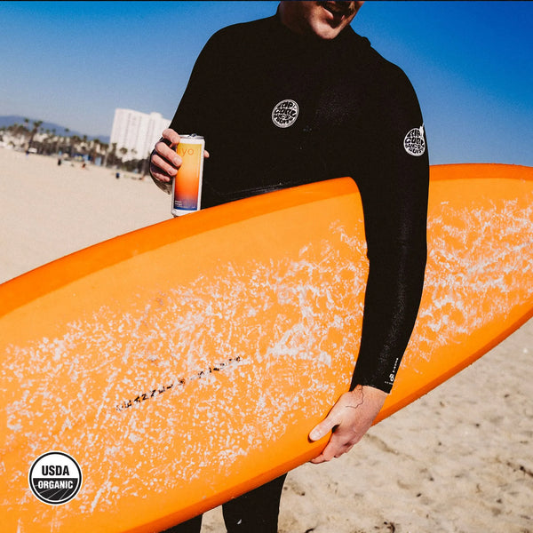 hiyo Peach Mango Social Tonic (Ready to Drink 4 Pack)