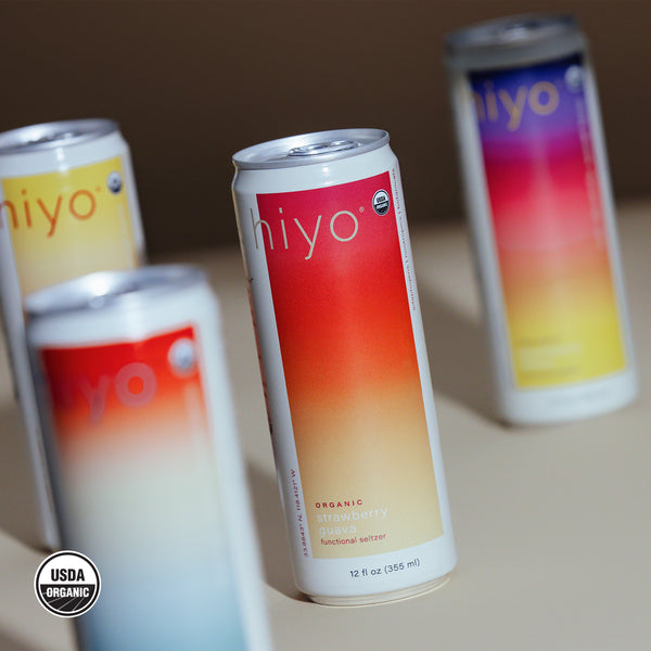 hiyo Strawberry Guava Social Tonic (Ready to Drink 4 Pack)