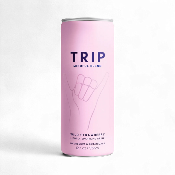 TRIP Mindful Blend Wild Strawberry Sparkling Botanical Functional