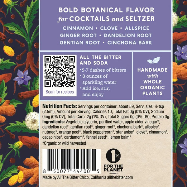 All The Bitter Old Fashioned Aromatic Bitters