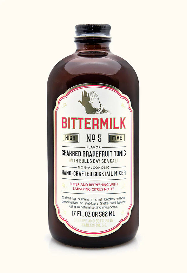 Bittermilk No. 5 Charred Grapefruit Tonic with Bulls Bay Sea Salt