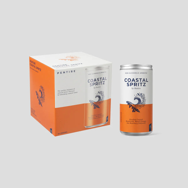 NØLO Nonalcoholic Bottle Shop Coastal Spritz Ready to Drink 4 Pack Hero