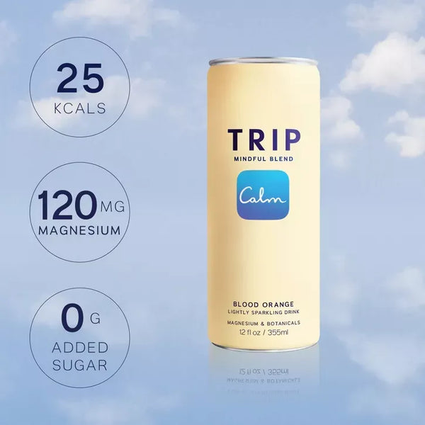 TRIP Mindful Blend Blood Orange Sparkling Botanical Functional