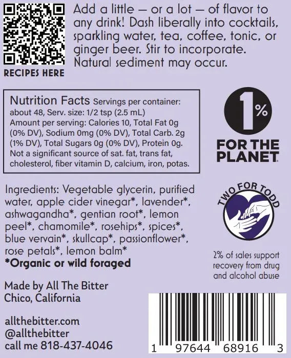 All The Bitter Lavender Bitters