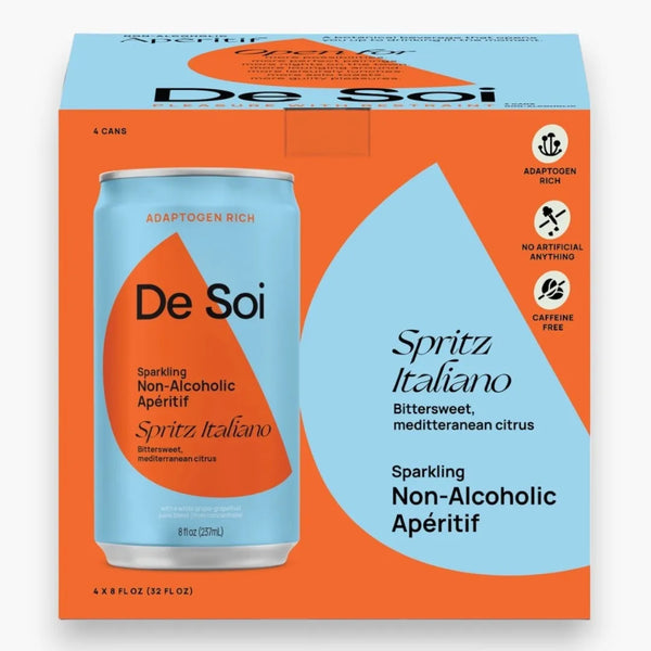 De Soi Spritz Italiano Non-Alcoholic Apéritif (4 Pack)