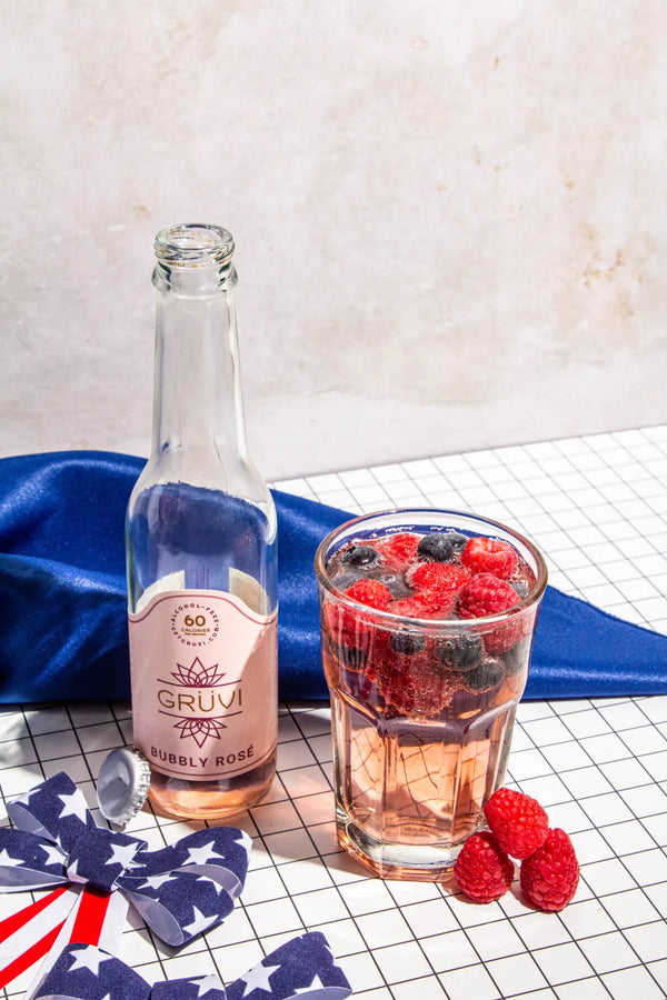 Grüvi Non-Alcoholic Bubbly Rosé (4 Pack)