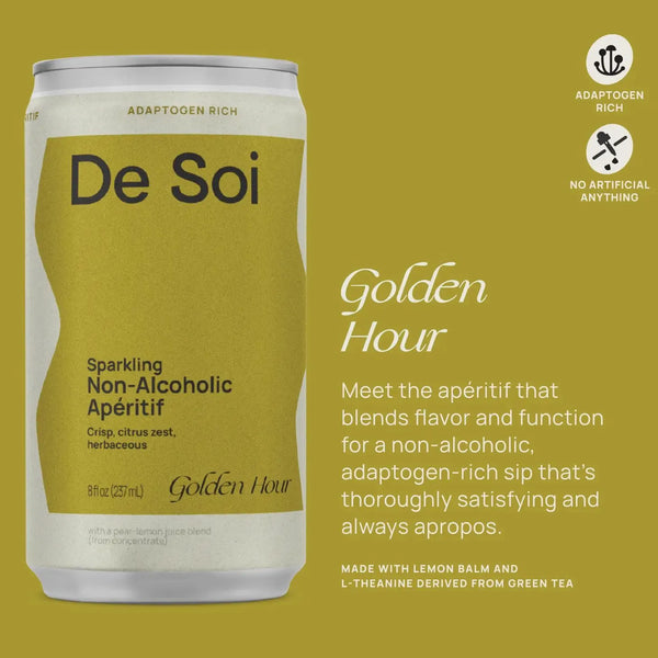 De Soi Golden Hour Non-Alcoholic Apéritif (4 Pack)