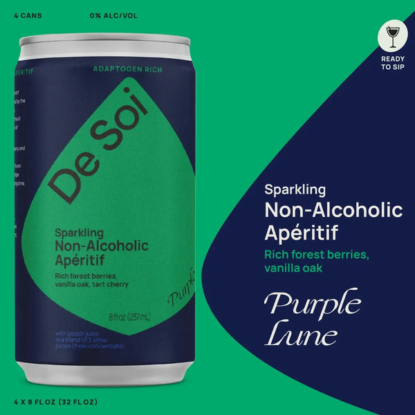 De Soi Purple Lune Non-Alcoholic Apéritif (4 Pack)