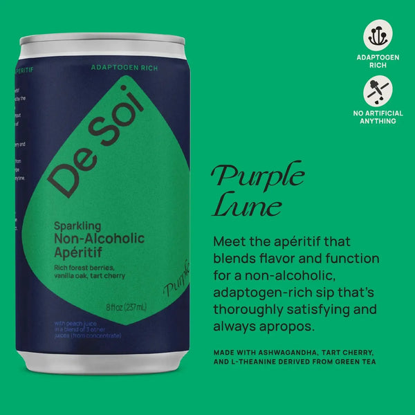 De Soi Purple Lune Non-Alcoholic Apéritif (4 Pack)