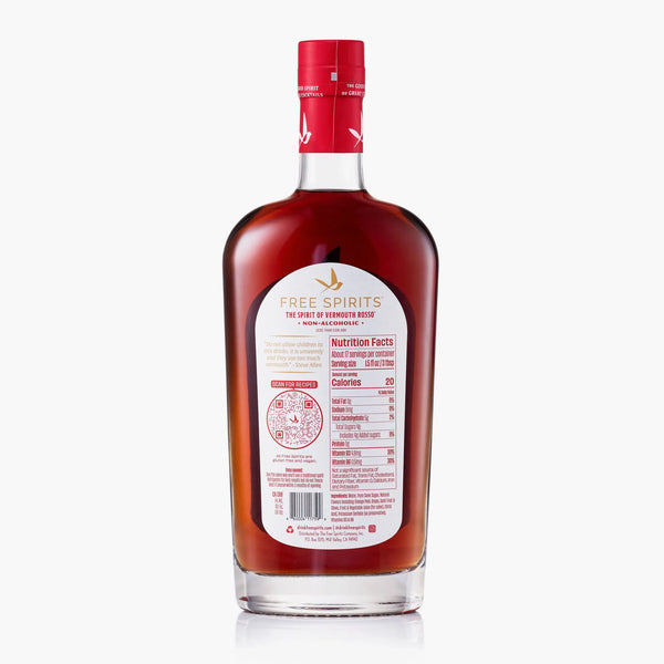 Free Spirits The Spirit of Vermouth Rosso (Non-Alcoholic Sweet Vermouth)