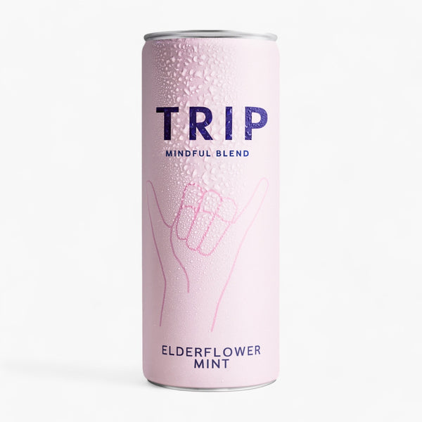 TRIP Mindful Blend Elderflower Mint Sparkling Botanical Functional