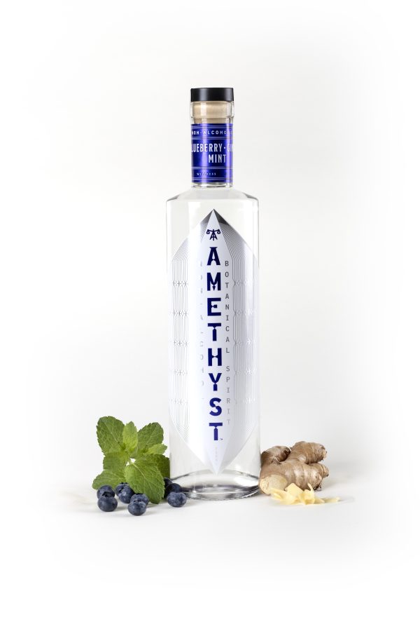 Amethyst Botanical Spirit Blueberry Ginger Mint