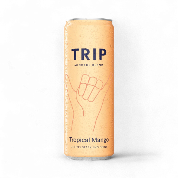 TRIP Mindful Blend Tropical Mango Sparkling Botanical Functional