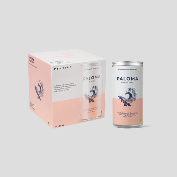 NØLO Nonalcoholic Bottle Shop Pentire Paloma Ready to Drink 4 Pack