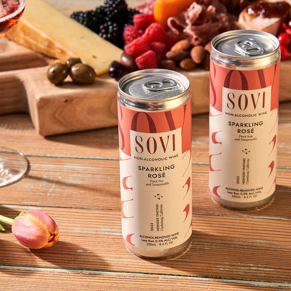 Sovi Variety Pack | Red Blend, Sparkling White, Sparkling Rosé (6 Pack)