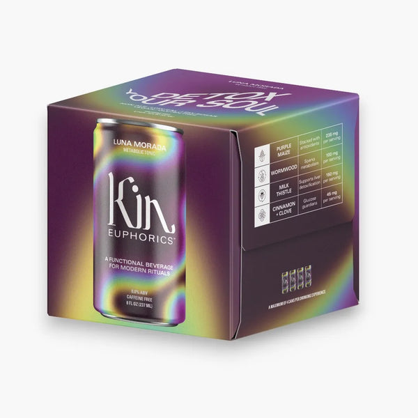 Kin Euphorics Luna Morada (Ready to Drink 4 Pack)